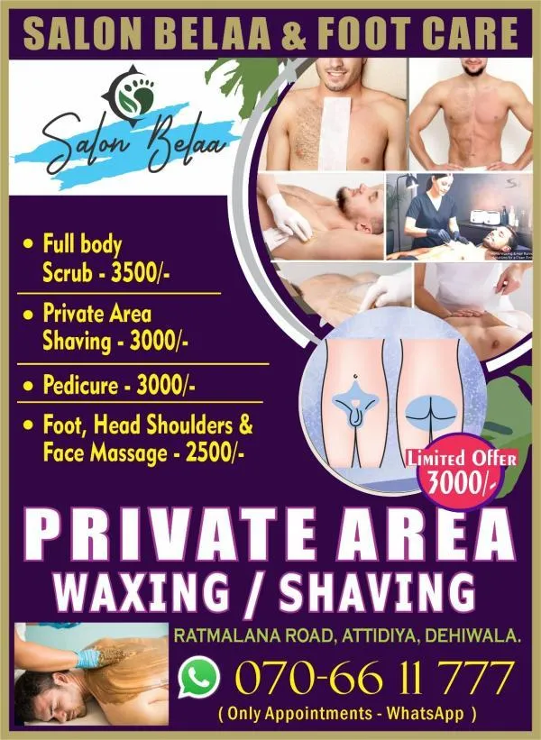 🔹 SALON BELAA & FOOT CARE 🔹ATTIDIYA DEHIWALA | Lanka Ads New