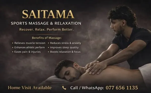 HOME VISIT MASSAGE PRICE LIST